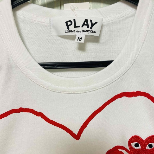 COMME des GARCONS(コムデギャルソン)の【即発】COMME des GARCONS レディース ハートプリント Tシャツ レディースのトップス(Tシャツ(半袖/袖なし))の商品写真