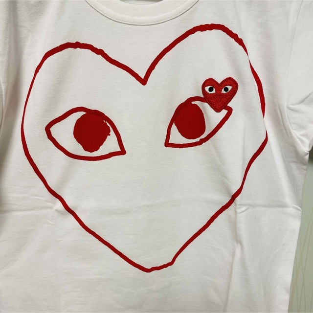 COMME des GARCONS(コムデギャルソン)の【即発】COMME des GARCONS レディース ハートプリント Tシャツ レディースのトップス(Tシャツ(半袖/袖なし))の商品写真