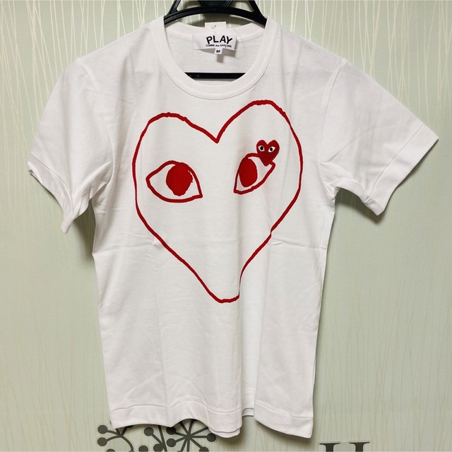 COMME des GARCONS(コムデギャルソン)の【即発】COMME des GARCONS レディース ハートプリント Tシャツ レディースのトップス(Tシャツ(半袖/袖なし))の商品写真