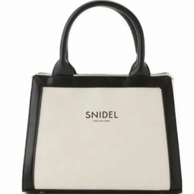 SNIDEL(スナイデル)のsnidel スナイデル ロゴキャンバスバッグ レディースのバッグ(トートバッグ)の商品写真