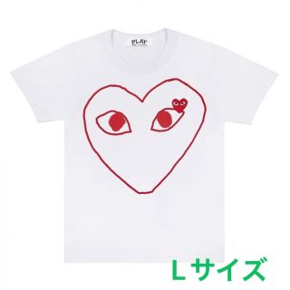 コムデギャルソン(COMME des GARCONS)の【即発】COMME des GARCONS レディース ハートプリント Tシャツ(Tシャツ(半袖/袖なし))