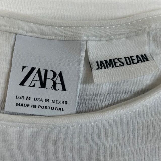 ZARA(ザラ)のZARA JAMES DEAN フォト Tシャツ バックプリント ジミー メンズのトップス(Tシャツ/カットソー(半袖/袖なし))の商品写真