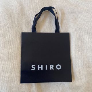 シロ(shiro)のshiroの紙袋(ショップ袋)