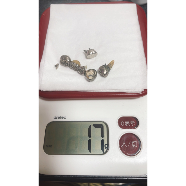 除去冠　撤去冠　金パラ17g ゴールド12g 合計29g コスメ/美容のオーラルケア(歯ブラシ/デンタルフロス)の商品写真