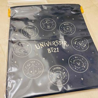 ビーティーイシビル(BT21)のラスト一点　新品　BT21 巾着　ポーチ　星座(ポーチ)