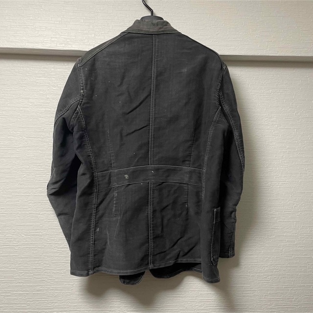 貴重 french black molskin jacket