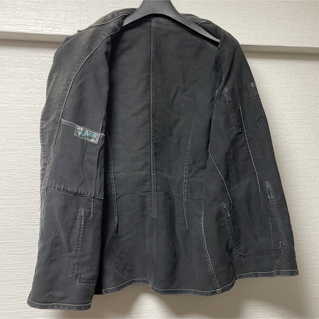 貴重 french black molskin jacket
