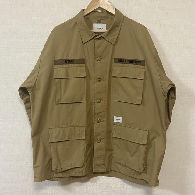 ミリタリージャケットWTAPS JUNGLE 02 LS サイズXL ジャケットBEIGE ...