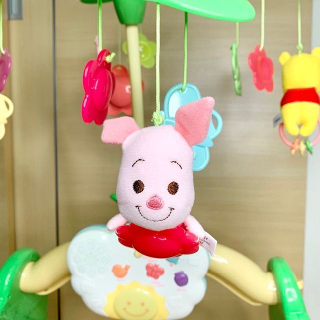 【美品】タカラトミー くまのプーさん 6WAYジ厶にへんしんメリー プーメリー キッズ/ベビー/マタニティのおもちゃ(オルゴールメリー/モービル)の商品写真