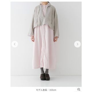 ネストローブ(nest Robe)の♪今季♪　ネストローブ　ブラックリネン×レース ショートチャーチスモック(シャツ/ブラウス(長袖/七分))