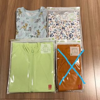 ユニクロ(UNIQLO)のUNIQLO 90 女の子(Tシャツ/カットソー)