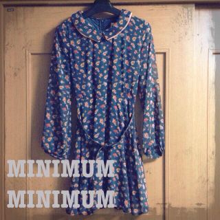 ミニマム(MINIMUM)のMINIMUM＊新品＊フラワーワンピ(ミニワンピース)