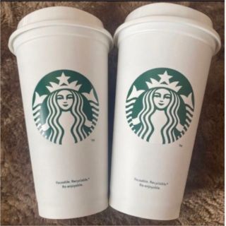 スターバックスコーヒー(Starbucks Coffee)のスターバックス　グランデサイズ　473ml リユーザブルカップ　2個セット(タンブラー)