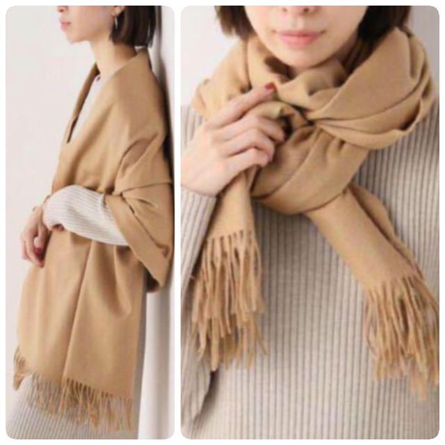日本正規代理店タグ付 22AW 新品 ジョンストンズ 大判ストール