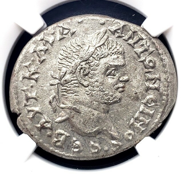 AU 5/5 4/5】古代ローマ帝国 カラカラ 銀貨 アンティーク コイン www