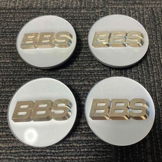 正規品 希少 BBS センターキャップ プラチナシルバー　リング付き　極美品(車外アクセサリ)