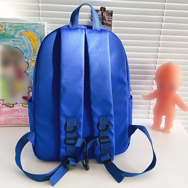 ♬リュックサック ロイヤルブルー■大容量 韓国風 男女兼用 韓国ファッション レディースのバッグ(リュック/バックパック)の商品写真