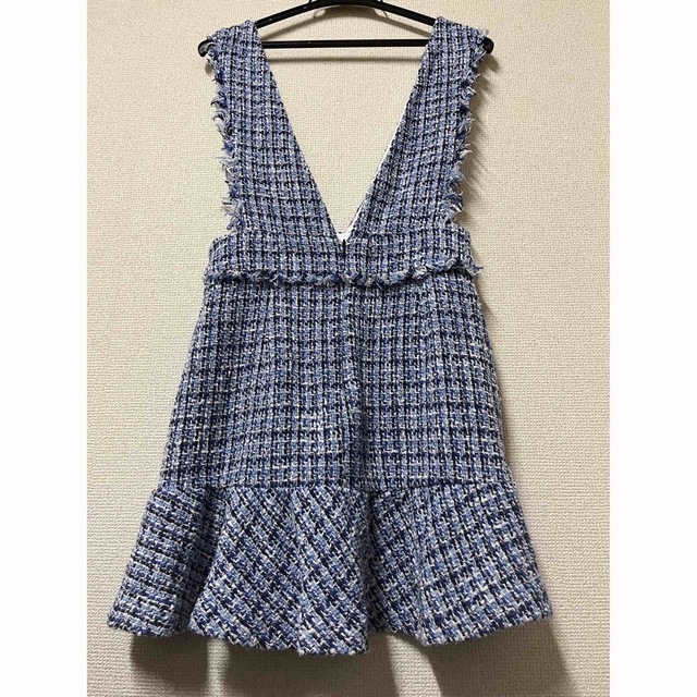 ZARA ツイードジャンパースカート