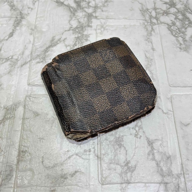 LOUIS VUITTON(ルイヴィトン)の正規品 ルイヴィトンダミエ折り財布、即日発送 メンズのファッション小物(折り財布)の商品写真