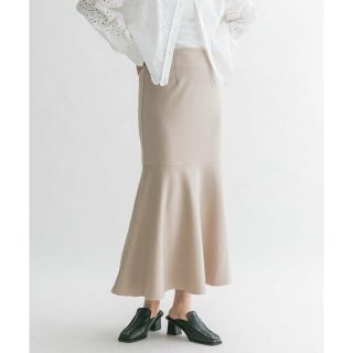 ケービーエフ(KBF)の【BEIGE】マーメイドラインスカート(ロングスカート)