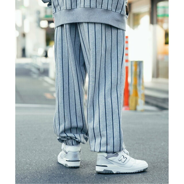 Subciety(サブサエティ)の【GRAY】【MEDIUM】Subciety/(U)STRIPE SWEAT PANTS その他のその他(その他)の商品写真