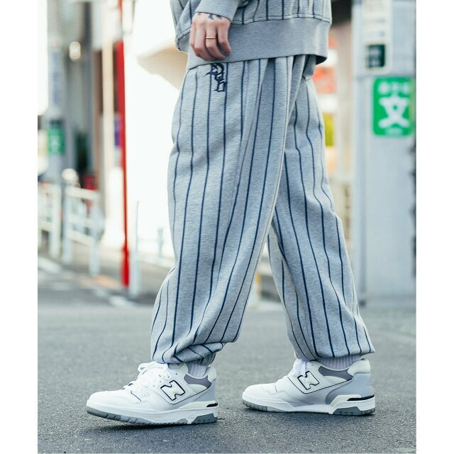 Subciety(サブサエティ)の【GRAY】【MEDIUM】Subciety/(U)STRIPE SWEAT PANTS その他のその他(その他)の商品写真