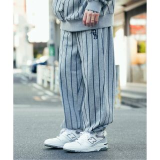 サブサエティ(Subciety)の【GRAY】Subciety/(U)STRIPE SWEAT PANTS(その他)