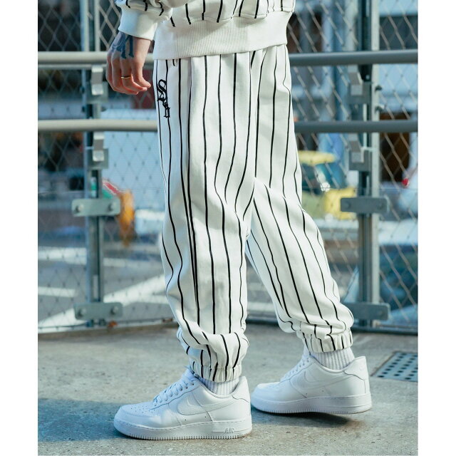 Subciety(サブサエティ)の【WHITE】【LARGE】Subciety/(U)STRIPE SWEAT PANTS その他のその他(その他)の商品写真