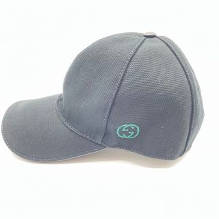 Gucci - 【良品】グッチ インターロッキングG コットン キャップ