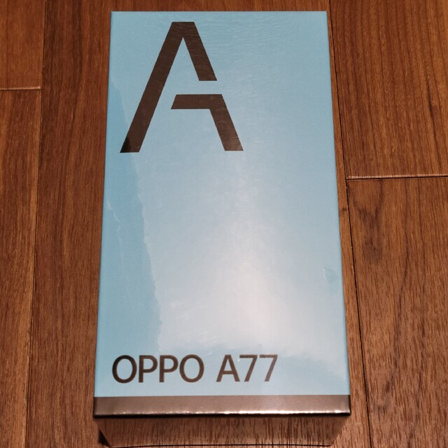 OPPO新品・未開封 OPPO A77 ブラック SIMフリー