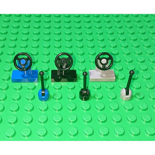 Lego(レゴ)の【新品】LEGO ハンドル＆レバー《３Ａ》レゴ ブロック 車部品 エンタメ/ホビーのエンタメ その他(その他)の商品写真
