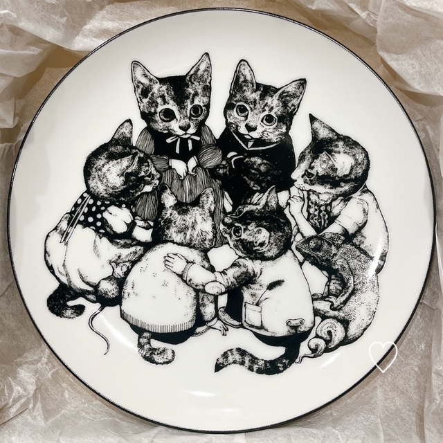 ヒグチユウコ CIRCUS テーブルウェア 丸皿 16cm 猫 | munchercruncher.com