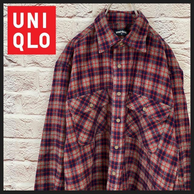 UNIQLO シャツ　チェックシャツ メンズ　レディース　[ M ]