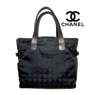 シャネル(CHANEL)のシャネル CHANEL ニュートラベルライントートGM トートバッグ ブラック(トートバッグ)