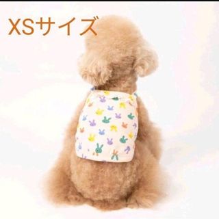 アニマルウサギ柄トップス（XS）ピンク　ドッグウェア　ペット服　犬服　可愛い(ペット服/アクセサリー)