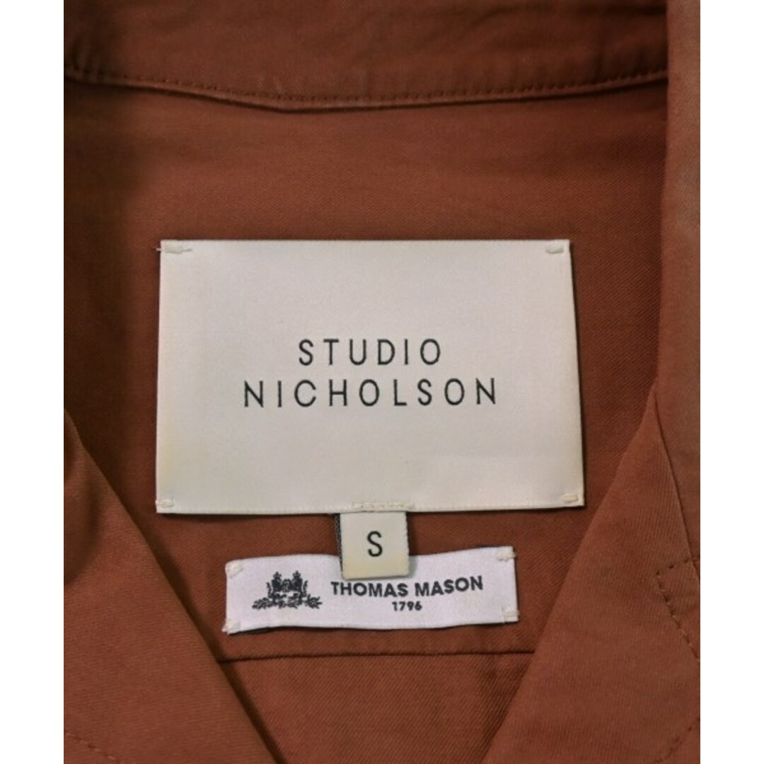 STUDIO NICHOLSON スタジオニコルソン カジュアルシャツ S 茶