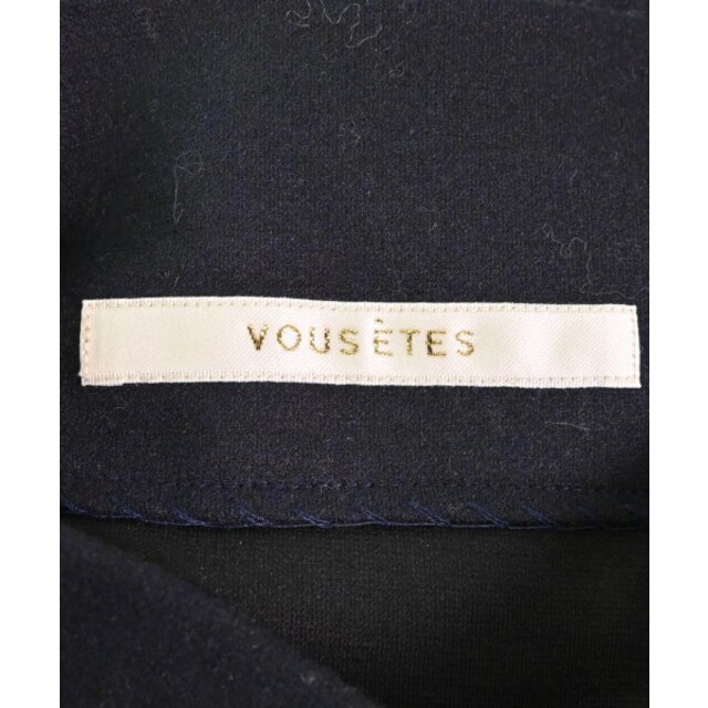 VOUS ETES(ヴゼット)のVOUSETES ヴゼット ニット・セーター F 紺 【古着】【中古】 レディースのトップス(ニット/セーター)の商品写真
