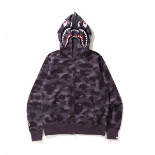 アベイシングエイプ(A BATHING APE)のジップアップパーカー　バーガンディー(パーカー)