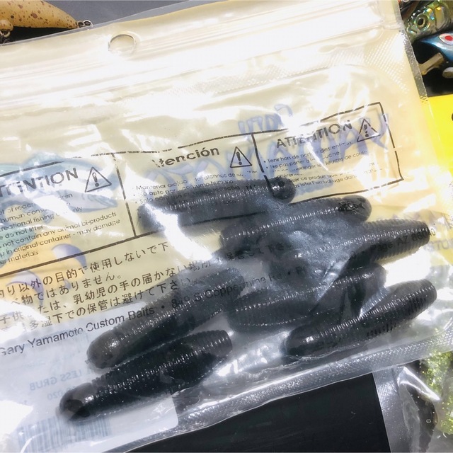 Yamatoyo custom baits イモ　ワーム　セット スポーツ/アウトドアのフィッシング(ルアー用品)の商品写真