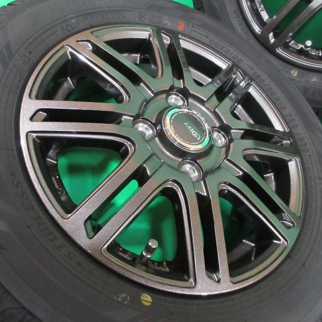 極上 パレット 155/65R13 2020年超バリ山スタッドレス ライフ モコ 1