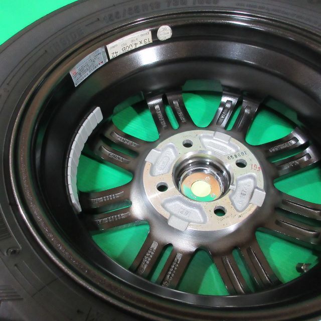 極上 パレット 155/65R13 2020年超バリ山スタッドレス ライフ モコ 7