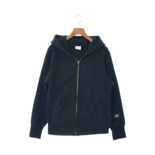 チャンピオン(Champion)のCHAMPION チャンピオン パーカー S 黒 【古着】【中古】(パーカー)