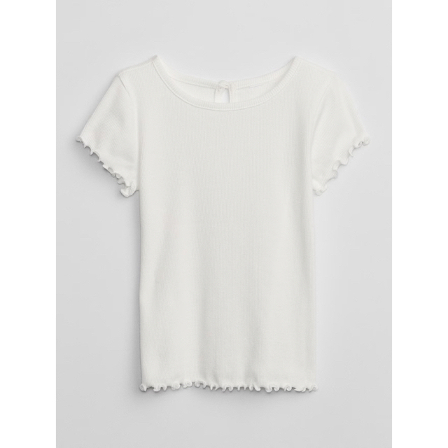 GAP Kids(ギャップキッズ)のbabyGap リブTシャツ　gapkiz  100センチ キッズ/ベビー/マタニティのキッズ服女の子用(90cm~)(Tシャツ/カットソー)の商品写真