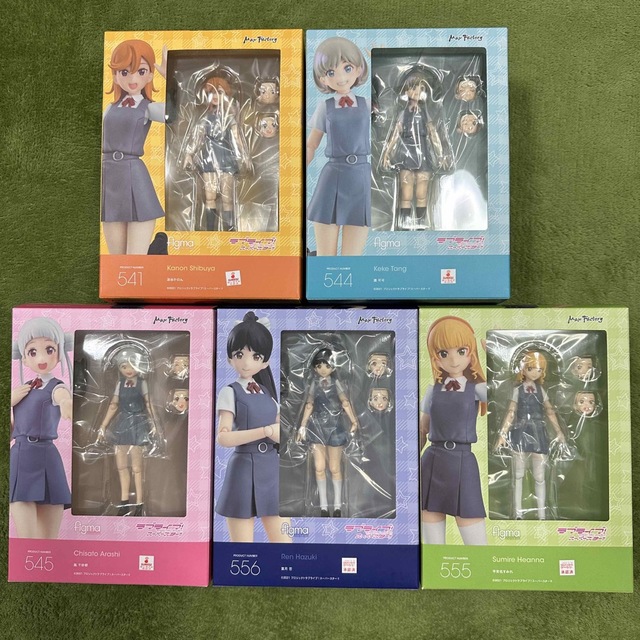 figma ラブライブ スーパースター ５体セット