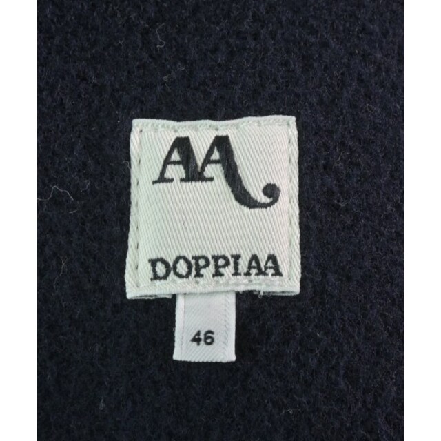 DoppiAA ドッピア ダッフルコート 46(M位) 紺トグルボタン柄