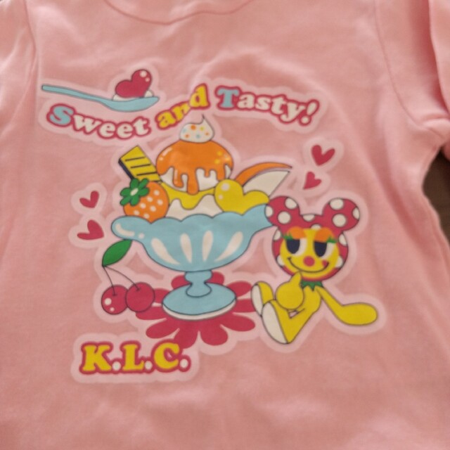 KLC(ケーエルシー)のklc 長袖  ロンT 女の子 キッズ/ベビー/マタニティのキッズ服女の子用(90cm~)(Tシャツ/カットソー)の商品写真