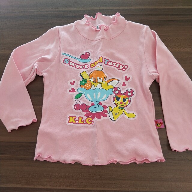 KLC(ケーエルシー)のklc 長袖  ロンT 女の子 キッズ/ベビー/マタニティのキッズ服女の子用(90cm~)(Tシャツ/カットソー)の商品写真