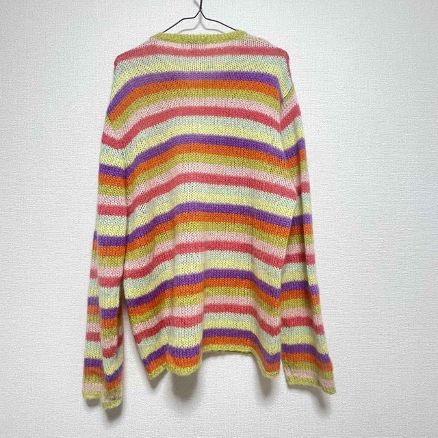 【L】Supreme 19fw Stripe Mohair Sweater 1