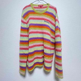 シュプリーム(Supreme)の【L】Supreme 19fw Stripe Mohair Sweater(ニット/セーター)