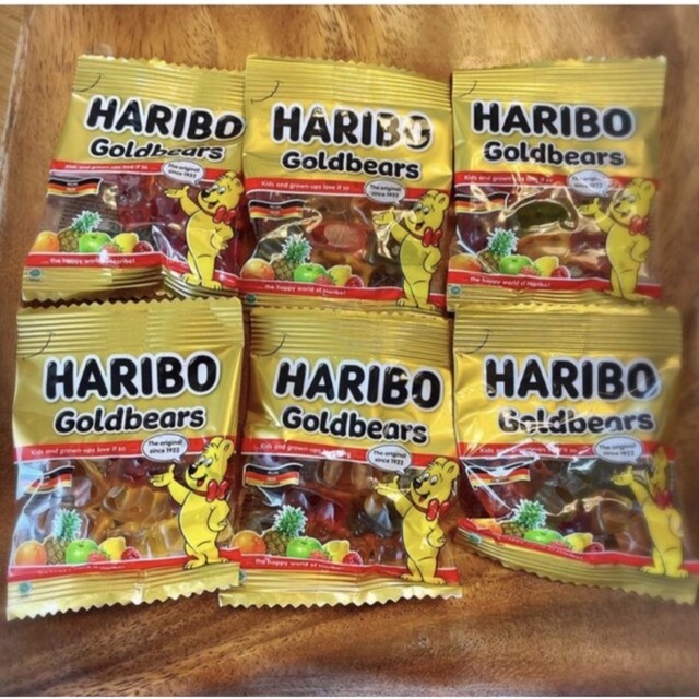 Golden Bear(ゴールデンベア)のハリボーグミ　ミニサイズ  1袋に約10g入り6袋 食品/飲料/酒の食品(菓子/デザート)の商品写真